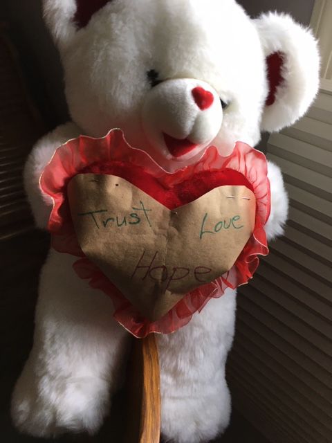 Trust Love Hope Bear